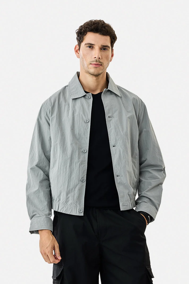 SNITCH Crushed Bomber Jacket